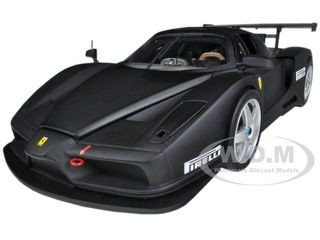 Ferrari Enzo Monza Test Car 2003 Matt Black Elite Edition 1/18 Diecast Car Model by Hotwheels